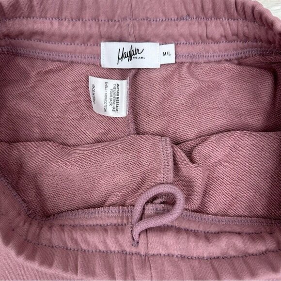 Mayfair NWT Purple S.L.C Self Love Club Athleisure Jogger Sweatpants M-L/W29/L30 - Picture 8 of 11